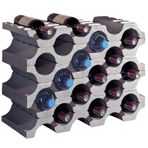 Stojan na víno / Stojan na fľaše - polystyrén - balenie 6 ks