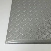 Protiúnavová rohož se slzičkovým povrchem 90 × 60 cm - ŠEDÁ (3)