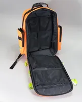 Zdravotnícky batoh Emergency oranžový s náplňou ŠKOLA (5)