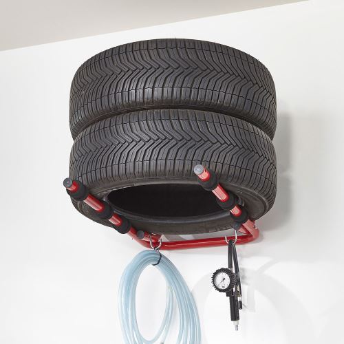 Stenový držiak na pneumatiky - sklopný
