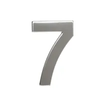 Domové číslo nerezové - č. 7