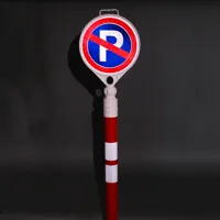 Značka ZÁKAZ PARKOVANIA + stĺpik (2)
