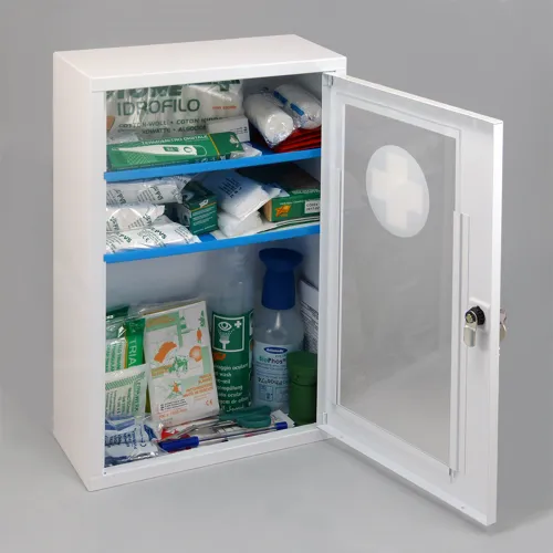 Kovová lekárnička LKT - s náplňou CHEMICKÁ PREVÁDZKA