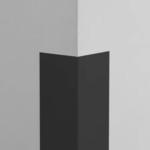 Plastová ochrana rohu LUX - ČIERNA - štandard - dľžka 1,5 m