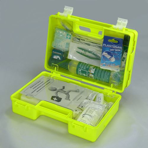 Kufrík prvej pomoci FLUO 2 s náplňou SKLAD - OBCHOD
