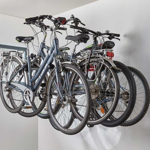 Držiak na stenu na bicykle - pre 4 bicykle