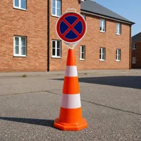 Plastová dopravná značka DZ - ZÁKAZ ZASTAVENIA (2)