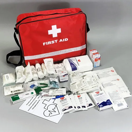 Zdravotnícka taška FIRST AID s náplňou ŠKOLA